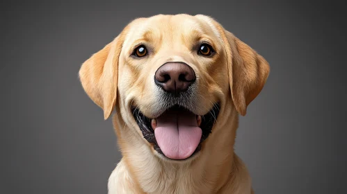 Friendly Labrador Dog Image