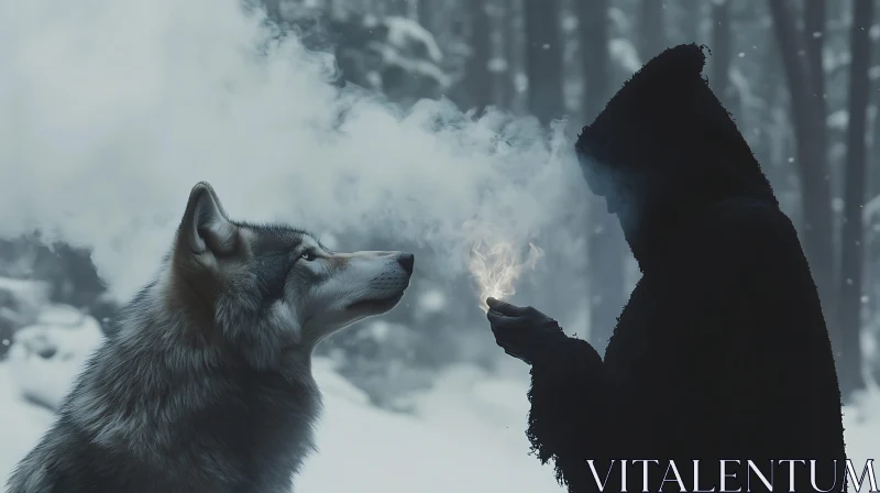 Winter's Tale: Wolf and the Glowing Light