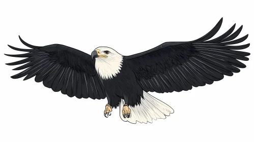 Bald Eagle in Flight