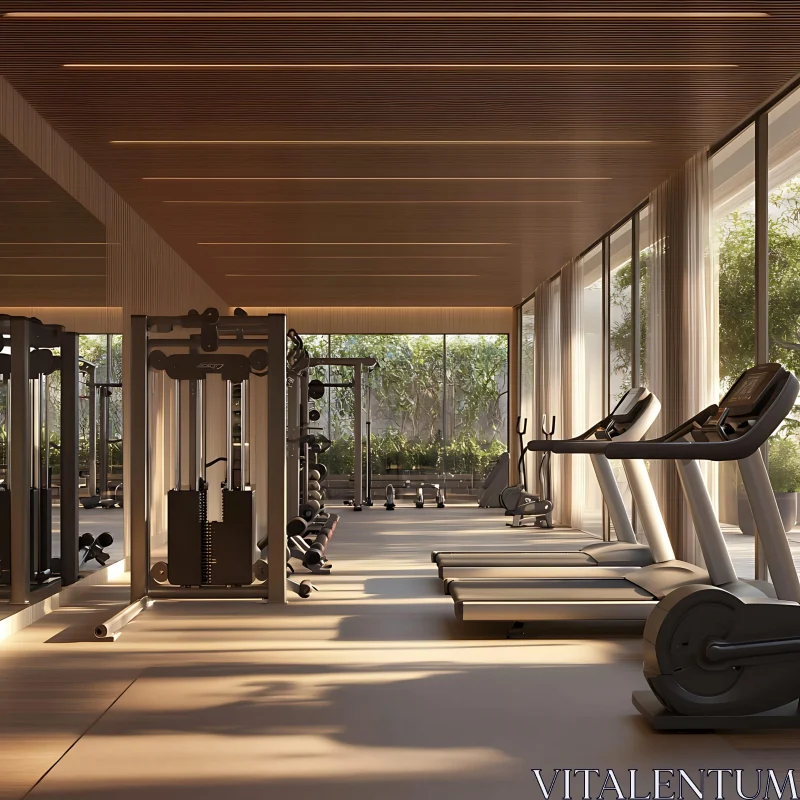 Elegant Indoor Gym Design