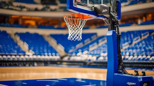 Empty Basketball Arena