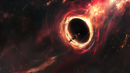 Cosmic Vortex and Spacecraft Encounter