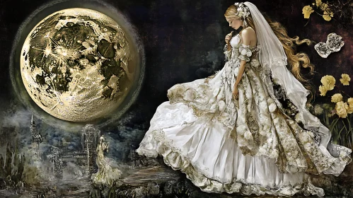 Lunar Bride Painting