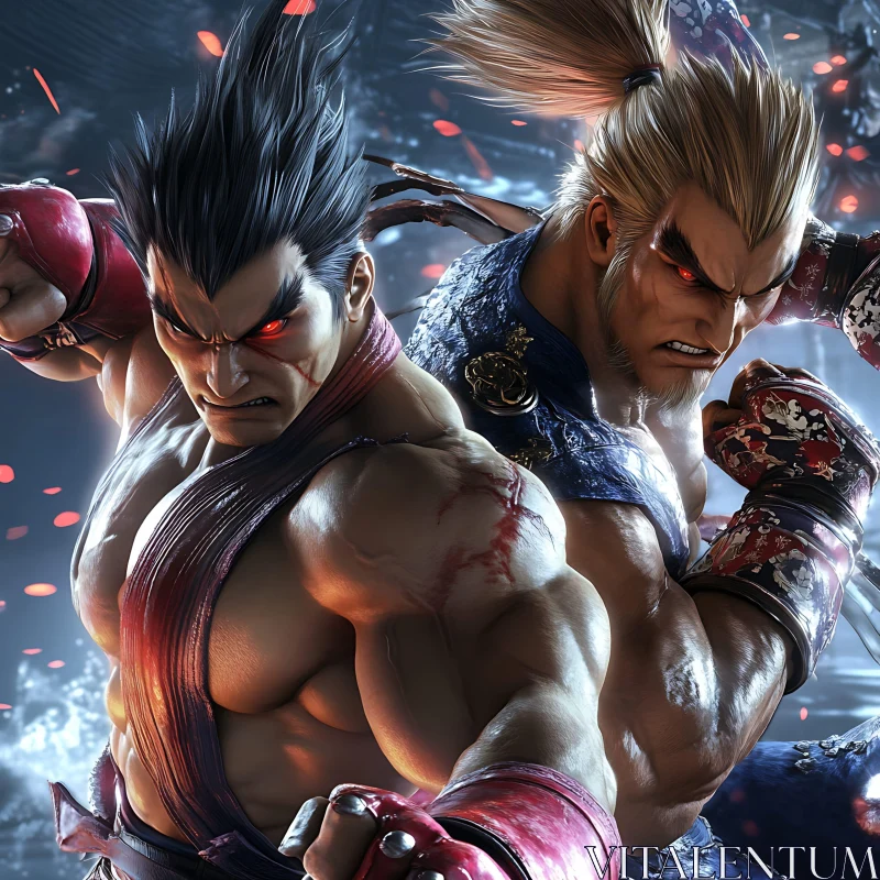 Intense Battle Scene