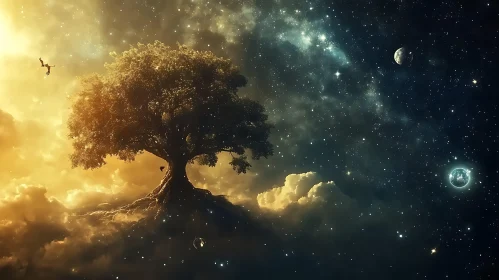 Cosmic Tree of Life and Stars