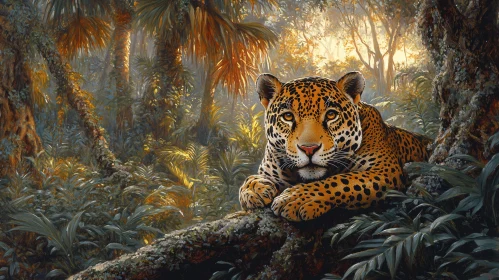 Serene Jungle Leopard