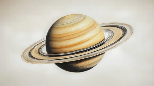 Ringed Planet Art: Saturn in Detail