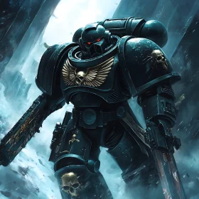 Warrior in Dark Armor
