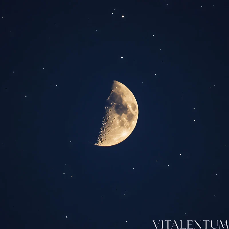 Lunar Phase Starry Night