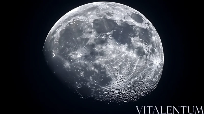 Moon Surface with Craters