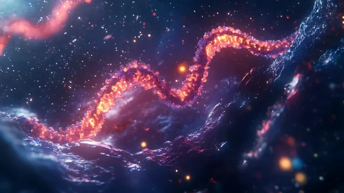 Celestial River of Light