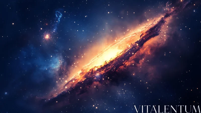 Celestial River of Light and Stars