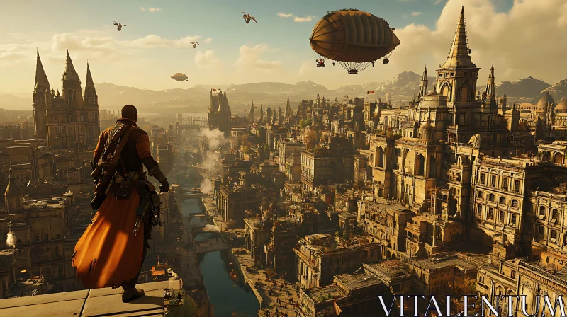 Steampunk City View