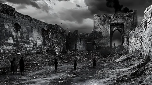 Desolate Ruins: A Post-Apocalyptic Vision