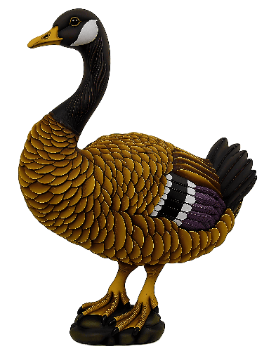 Elegant Stylized Goose T-Shirt Design | Artistic Animal Illustration