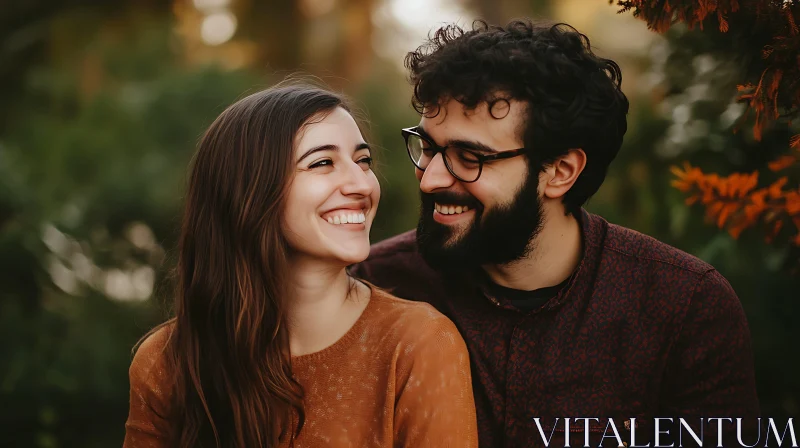 Smiling Couple in Love