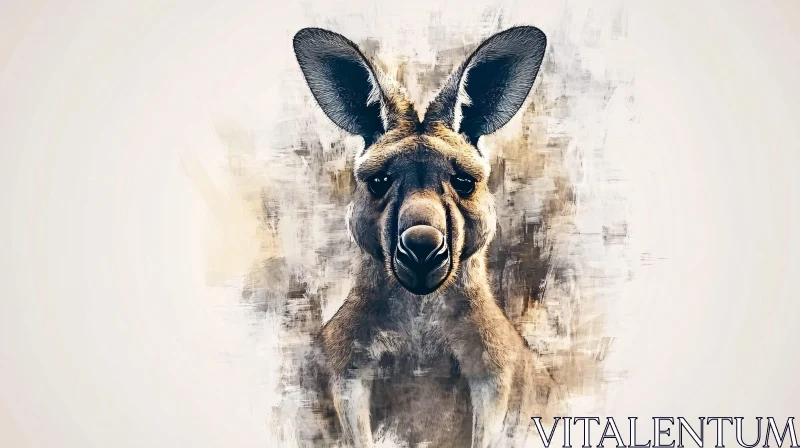 AI ART Kangaroo in Art