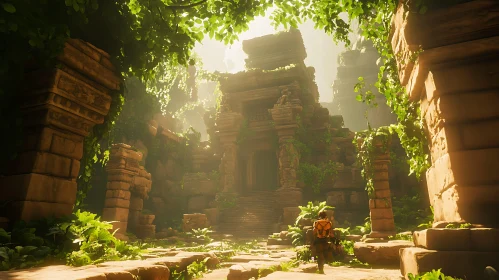 Overgrown Temple Ruins