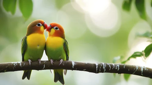 Pair of Lovebirds