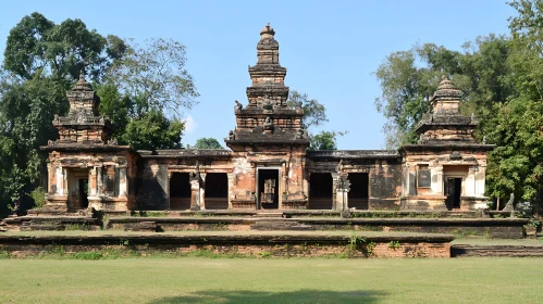 Historical Temple View on a Sunny Day