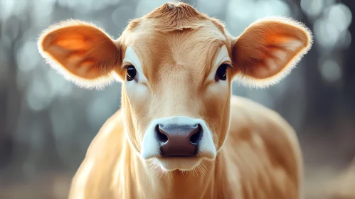 Gentle Calf Close-Up