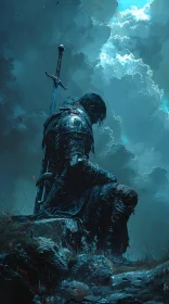 Knight's Vigil: A Moment of Reflection