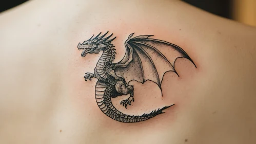 Dragon Tattoo on Skin