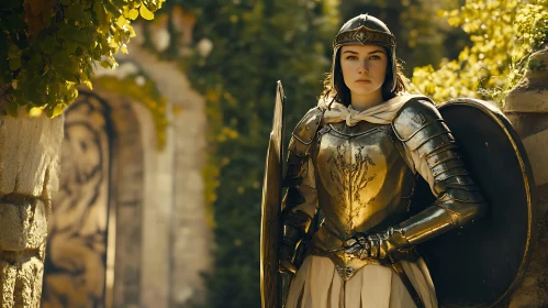 Female Knight in Shining Armor