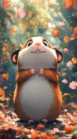 Hamster in Autumn