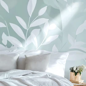 Calm Bedroom with Botanical Theme