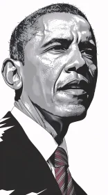 Barack Obama Portrait Art