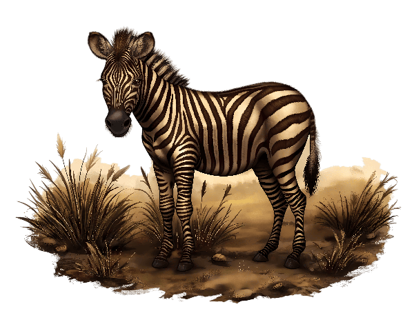 Zebra in the Savanna Art