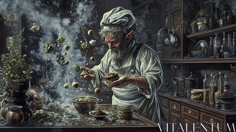 AI ART Enchanting Elven Cuisine: A Culinary Spell