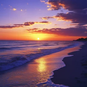 Peaceful Beach Sunset