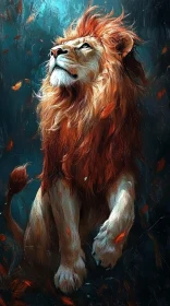 Lion in Mystical Art