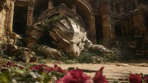 Forgotten Dragon Sculpture