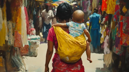 A Mother's Journey Through the Market