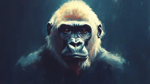 Majestic Gorilla in Artistic Expression