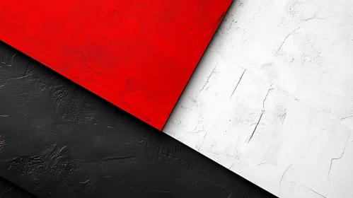 Red White Black Abstract