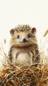 Adorable Hedgehog in Natural Habitat