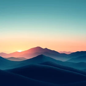 Mountains at Dawn