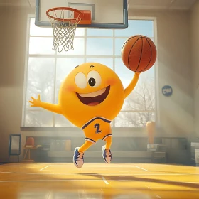 Smiley Face Playing Ball