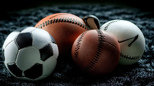 A Collection of Sports Balls