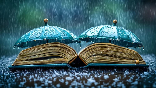 Rainy Day Reading: Book Under Umbrellas