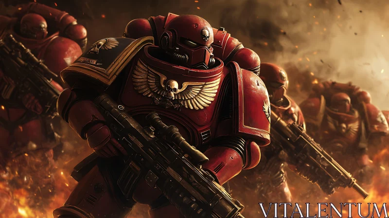 AI ART Warhammer 40k: Blood Angels Assault