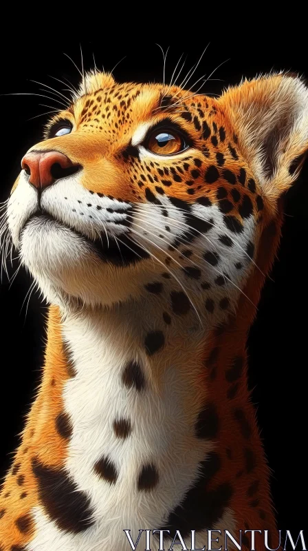 Leopard Close-Up AI Image