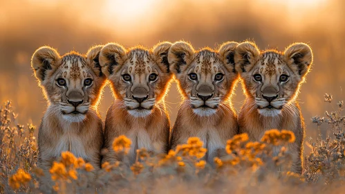 Lion Cubs Portrait