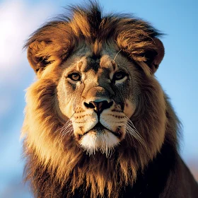 Lion with Golden Mane