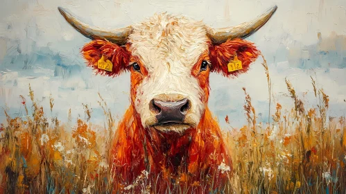 Artistic Cow Landscape