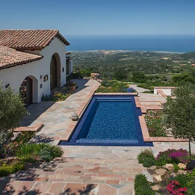 Elegant Oceanfront Villa with Pool